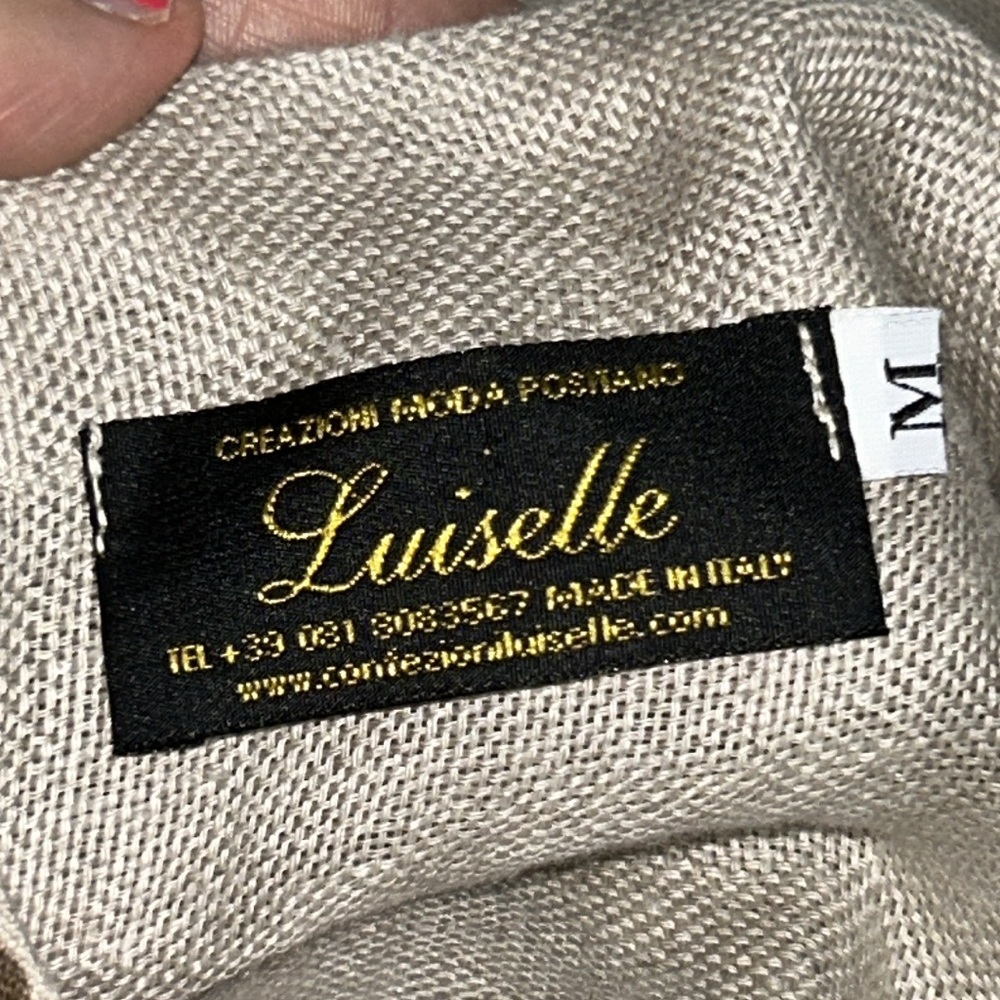 Luiselle Linen One- Button Jacket - image 3